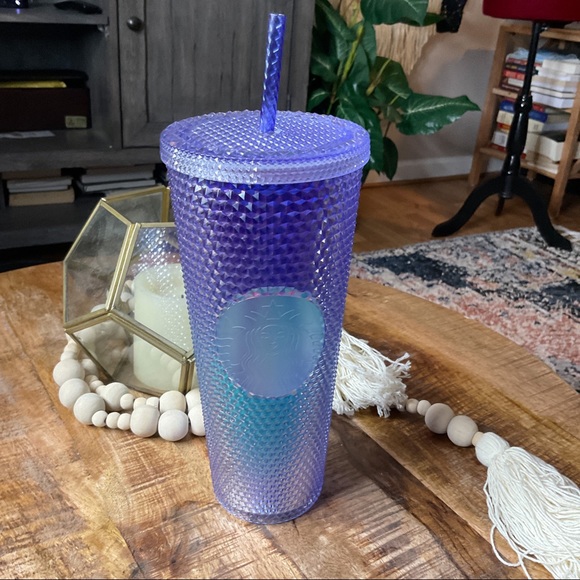 Starbucks Iridescent Studded Tumbler Venti 24oz. Purple Ombré 2021 Bling